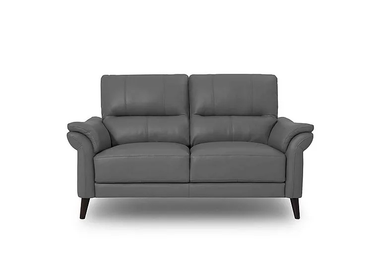 Winner 2 Seater Leather Sofa - Granite - Sofas and Armchairs - In Time for Christmas