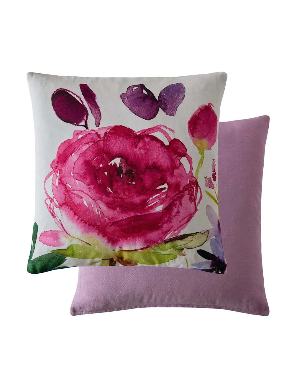 Bluebellgray Pure Cotton Floral Cushion Pink Mix