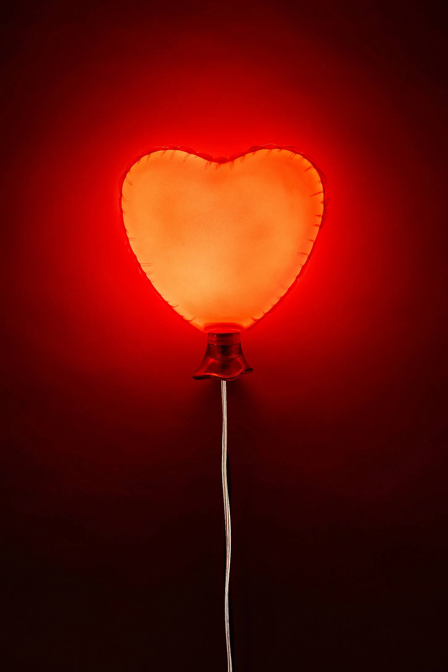 Heart Wall Lamp - Red 3