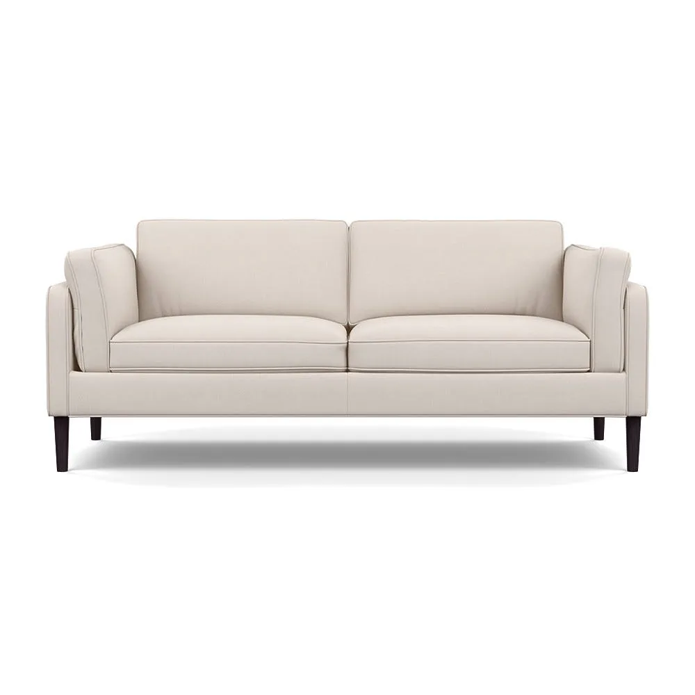 Heal's Sonno 3 Seater Siena Cotton Natural Wenge Black Feet