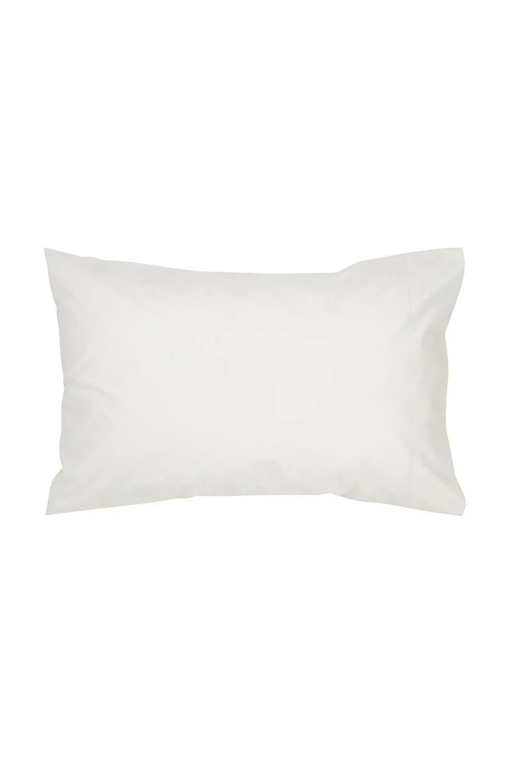 CHRISTY 400TC Luxury Cotton Sateen Plain Dye Pillowcases Pair in Ivory 1