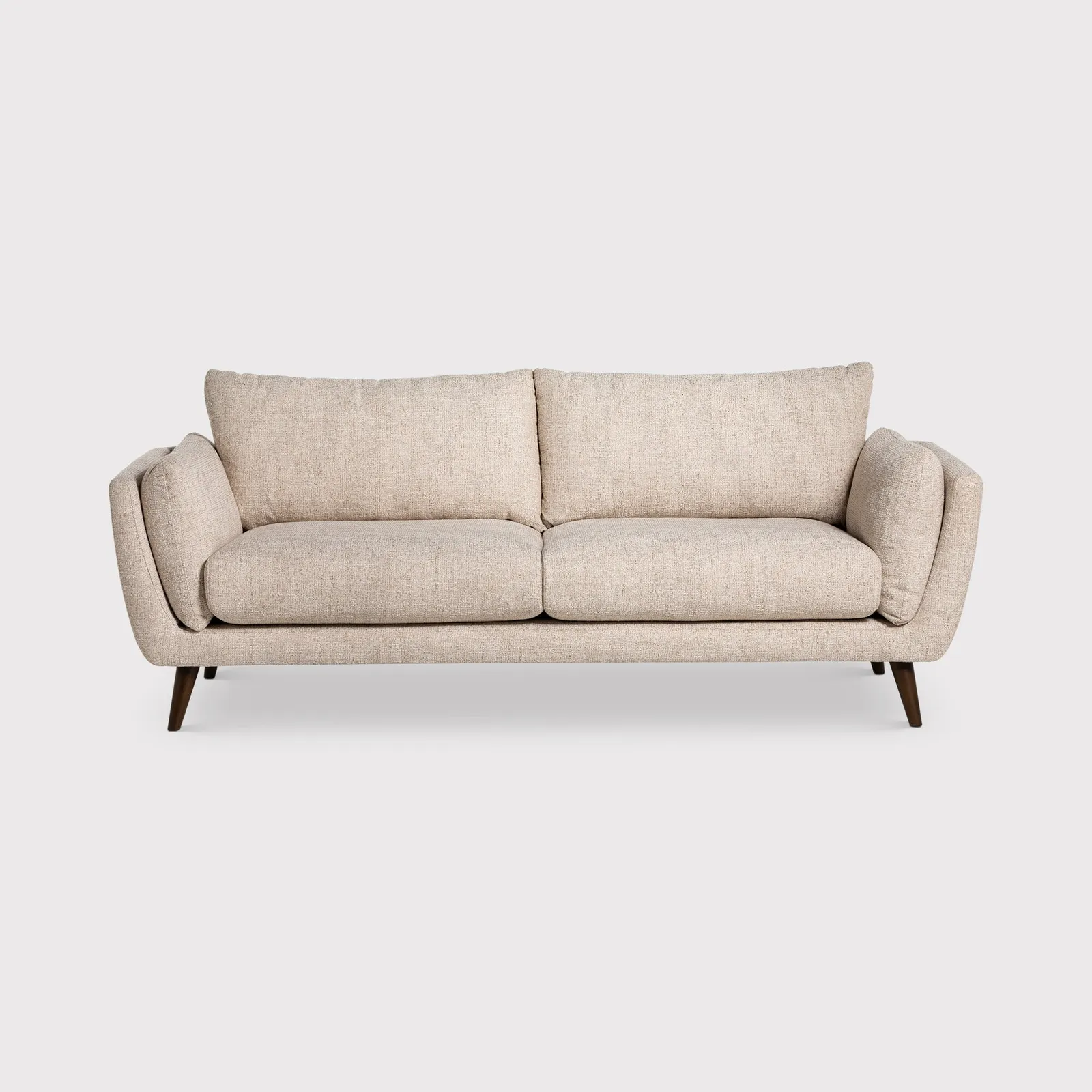 Malmo 3 Seater Sofa, White Fabric | Barker & Stonehouse
