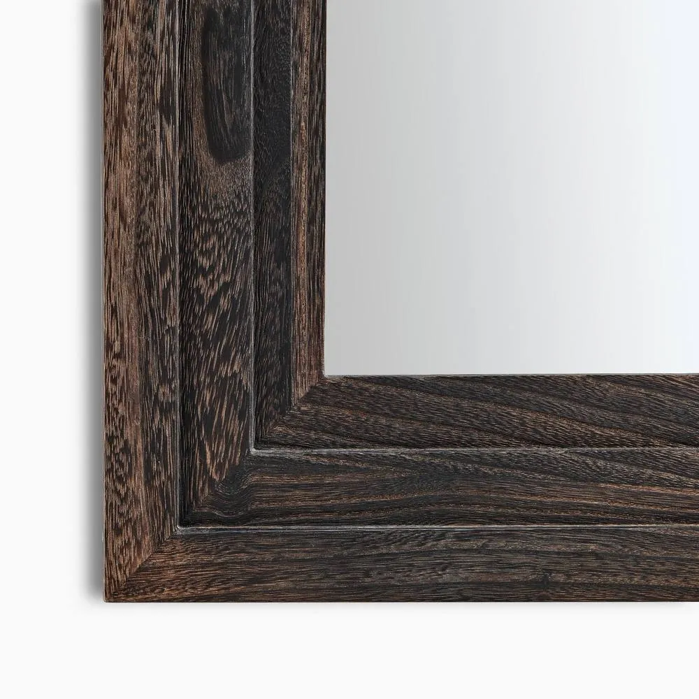 FurnitureboxUK Liora Walnut Wood Full Length 120x80cm Arch Mirror 6