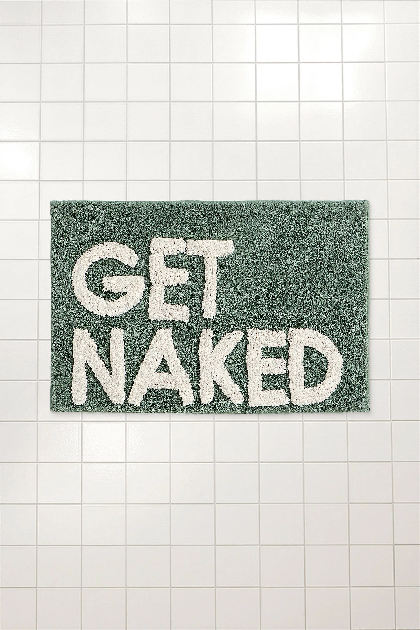 Get Naked Bath Mat - Teal 1