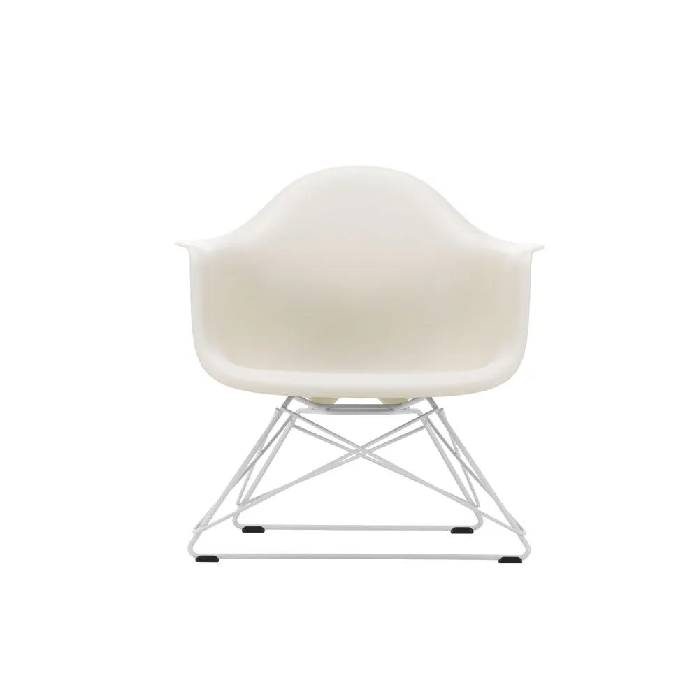 Vitra Eames LAR Chair Pebble White Powder Coated Wire Base With Cross Struts 1