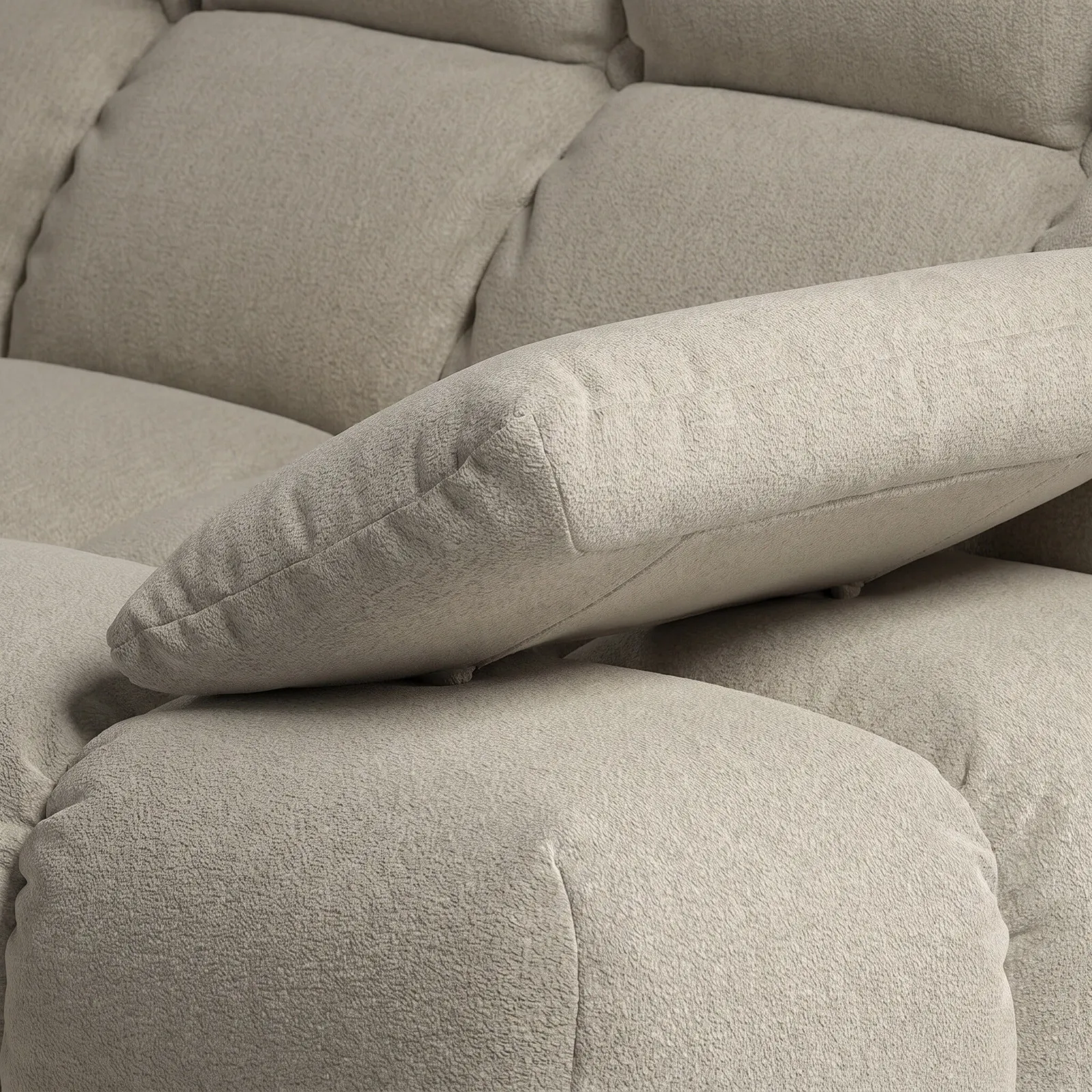 Bryce 4 Seater With Armrests - Width 290Cm, Neutral | Barker & Stonehouse 3