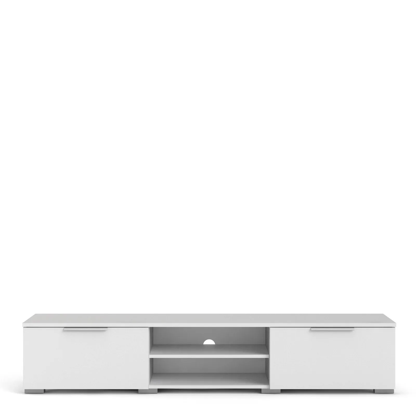Furniture To Go Match TV Unit 2 Drawers 2 Shelf in White 2