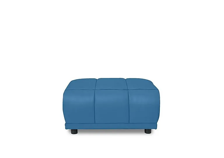 Cube Leather Large Footstool