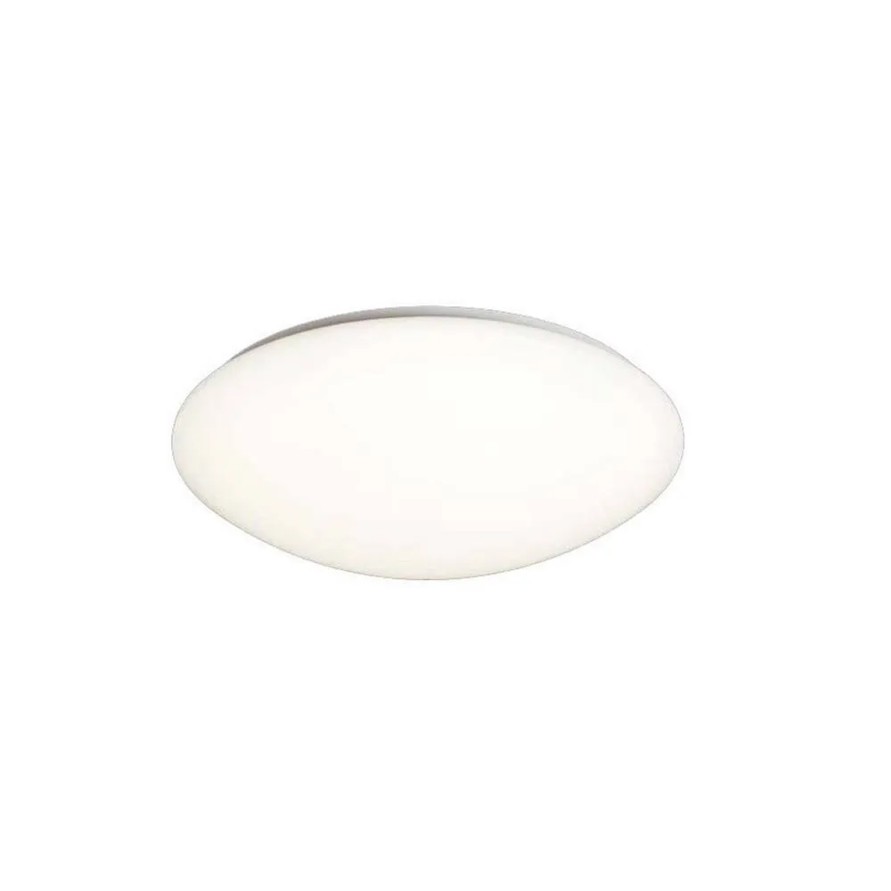 Netlighting Fusion Flush Ceiling Wall 18W LED Medium 3000K 1800lm White Acrylic