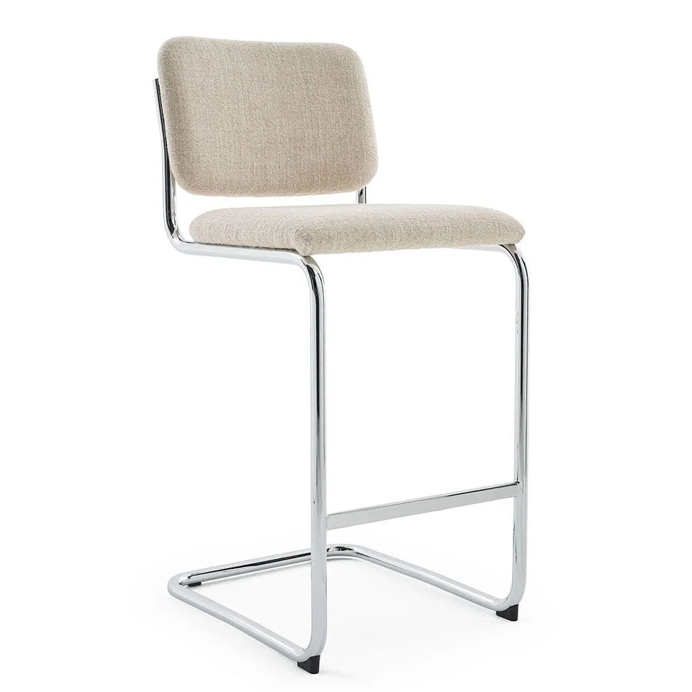 Knoll Cesca Bar Stool fully upholstered in Annelise 2