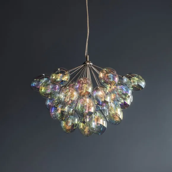 Return - Vogue Moline 6 Light Chandelier, Chrome