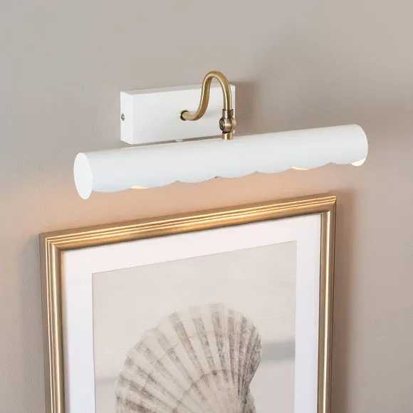 Remi Scalloped 2 Light Adjustable Picture Wall Light
