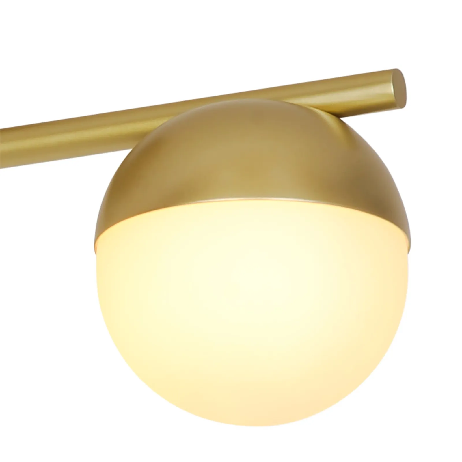 Nordlux Contina Ceiling Light Gold Metal Hallway G9 Mains 10cm in Brown 3