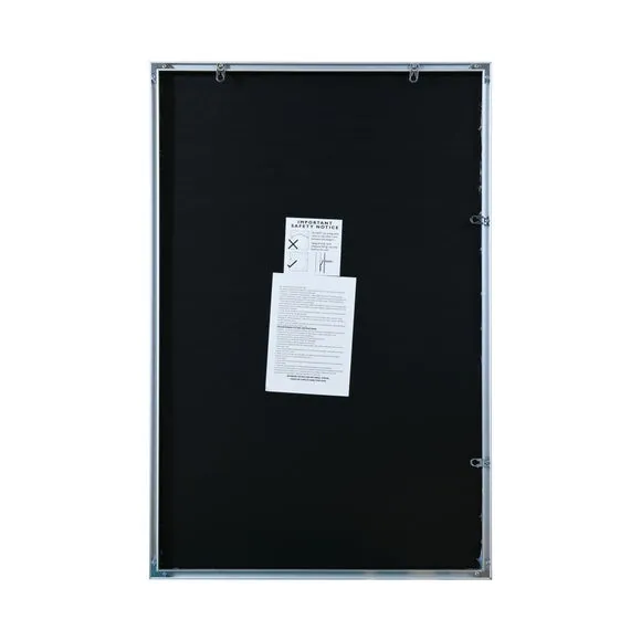 Artus Aluminium Edged Rectangle Wall Mirror 4