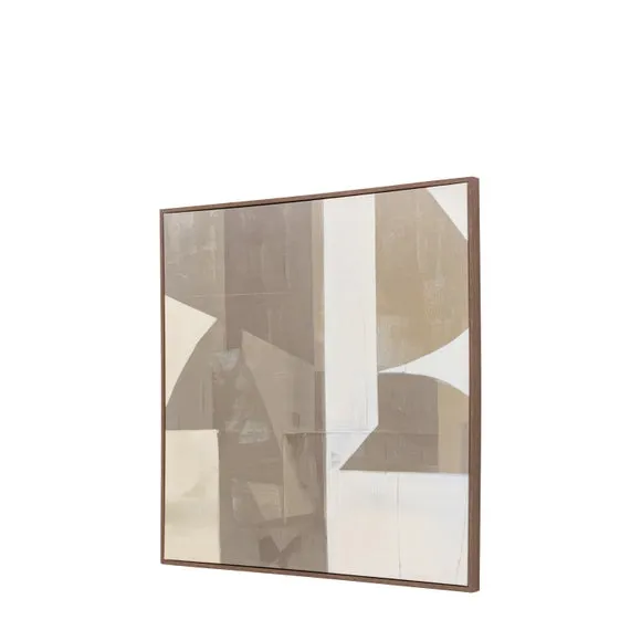 Cedar & Sage Cemento Abstract Framed Canvas 5