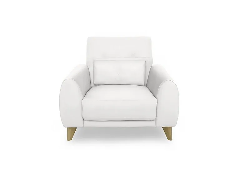 Malmo Leather Chair - BV Star White
