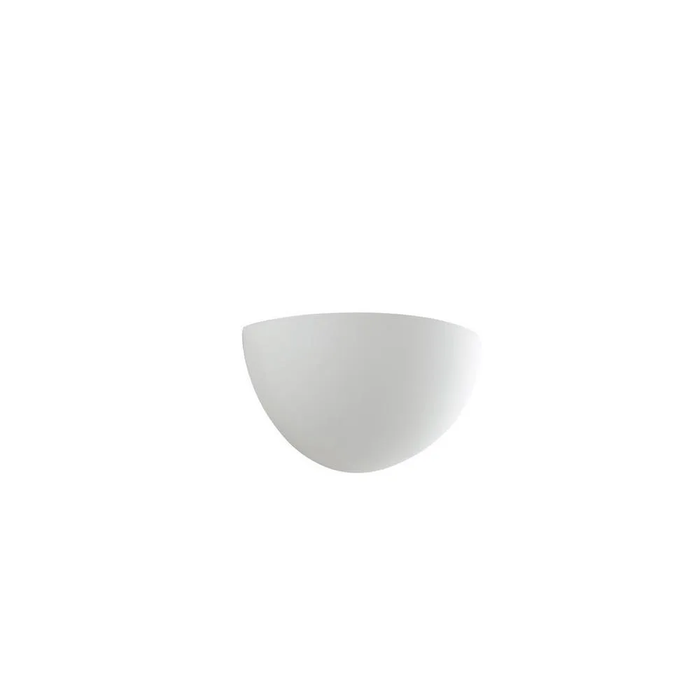 Netlighting Moritz Paintable Plaster Uplighter Wall Lamp White E27