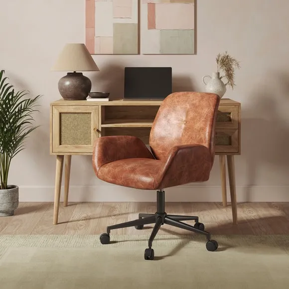 Ginny Faux Leather Office Chair