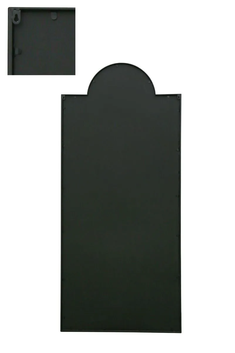 MirrorOutlet Black Modern Wall & Leaner Mirror 75" X 33" (190 x 85CM) 6