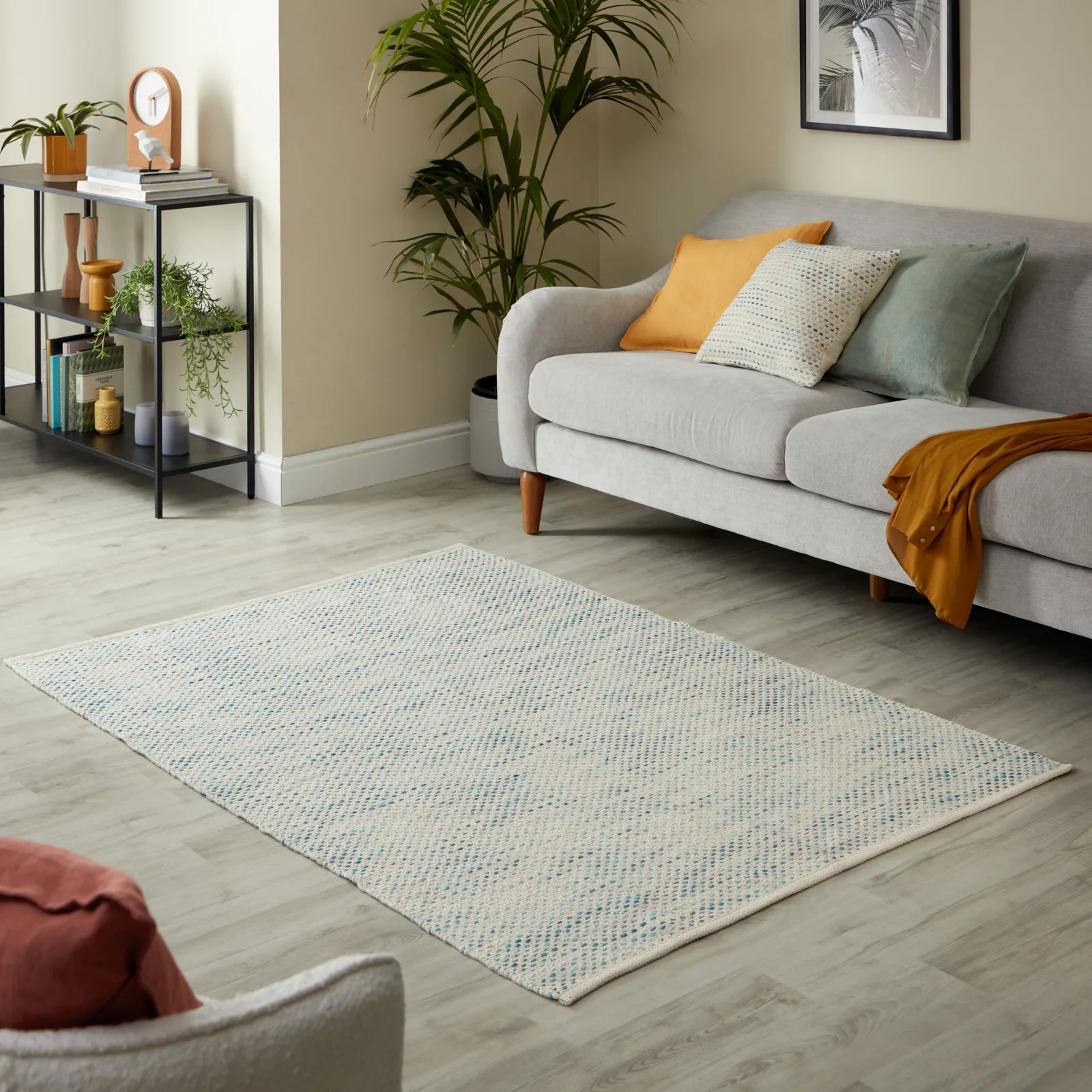Blossom Rug Blue