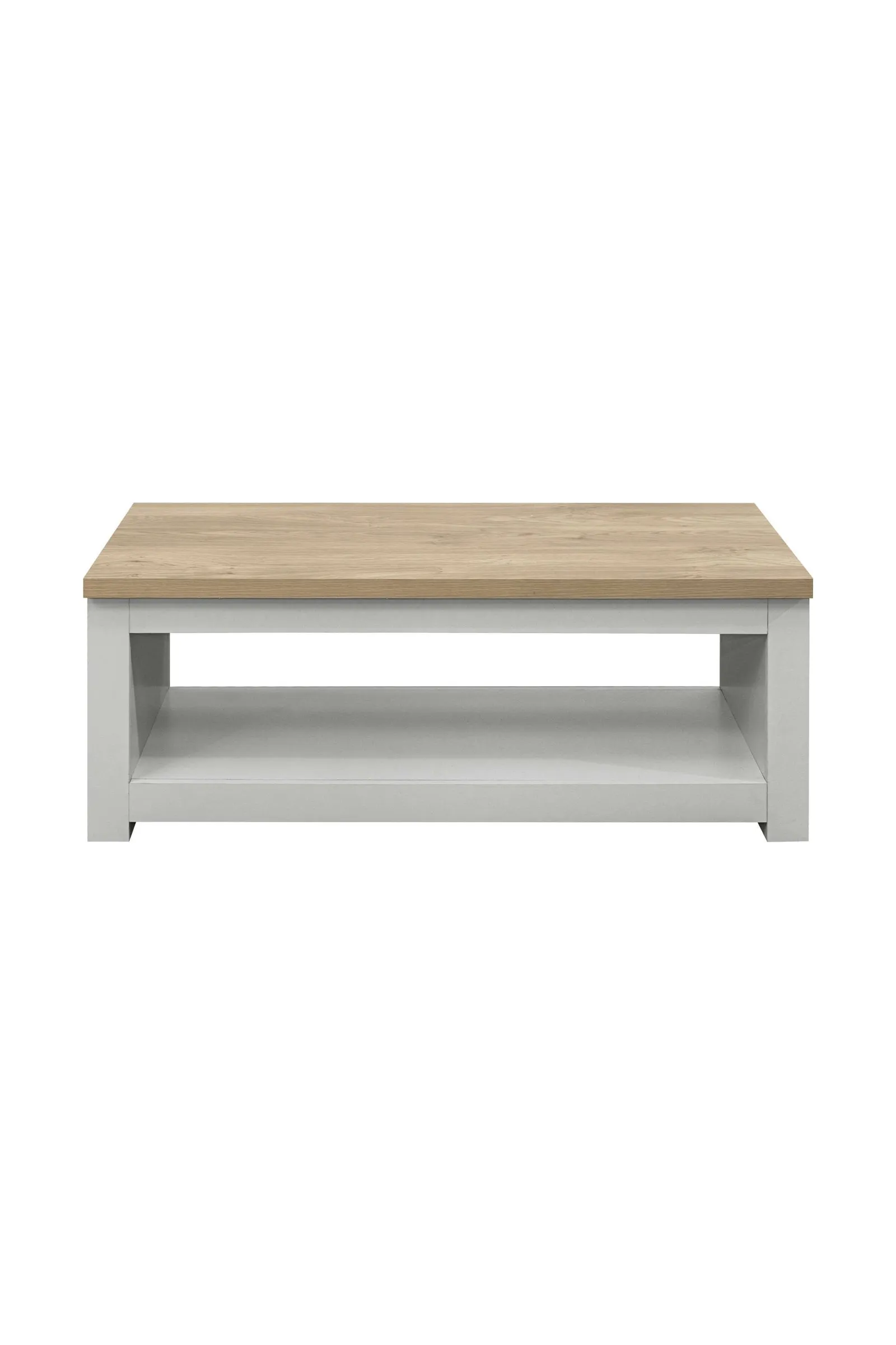Birlea Coffee Table Highgate Rectangular Farmhouse Shabby Chic in Grey 4