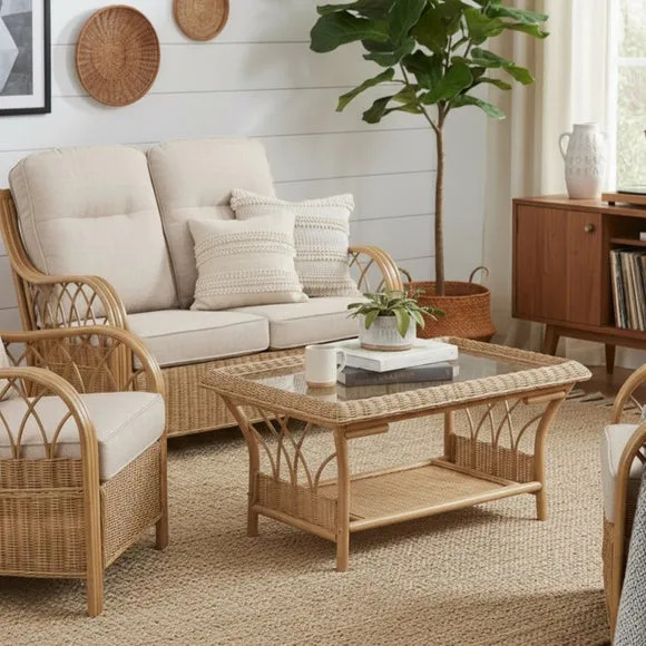 Desser Viola Rattan Coffee Table