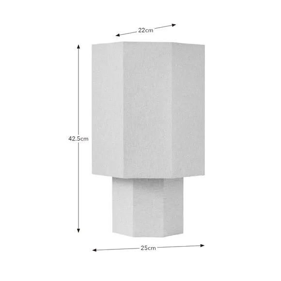 Octagon Luna Table Lamp 6