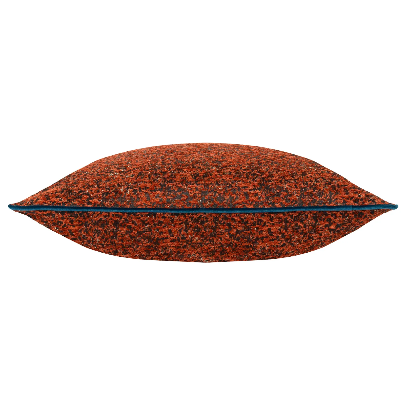 Paoletti Galaxy Chenille Piped Filled Cushion, Orange 2