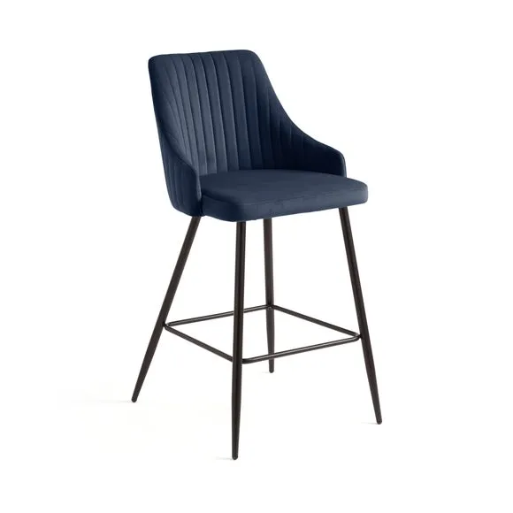 Shea Counter Height Barstool, Velvet 5
