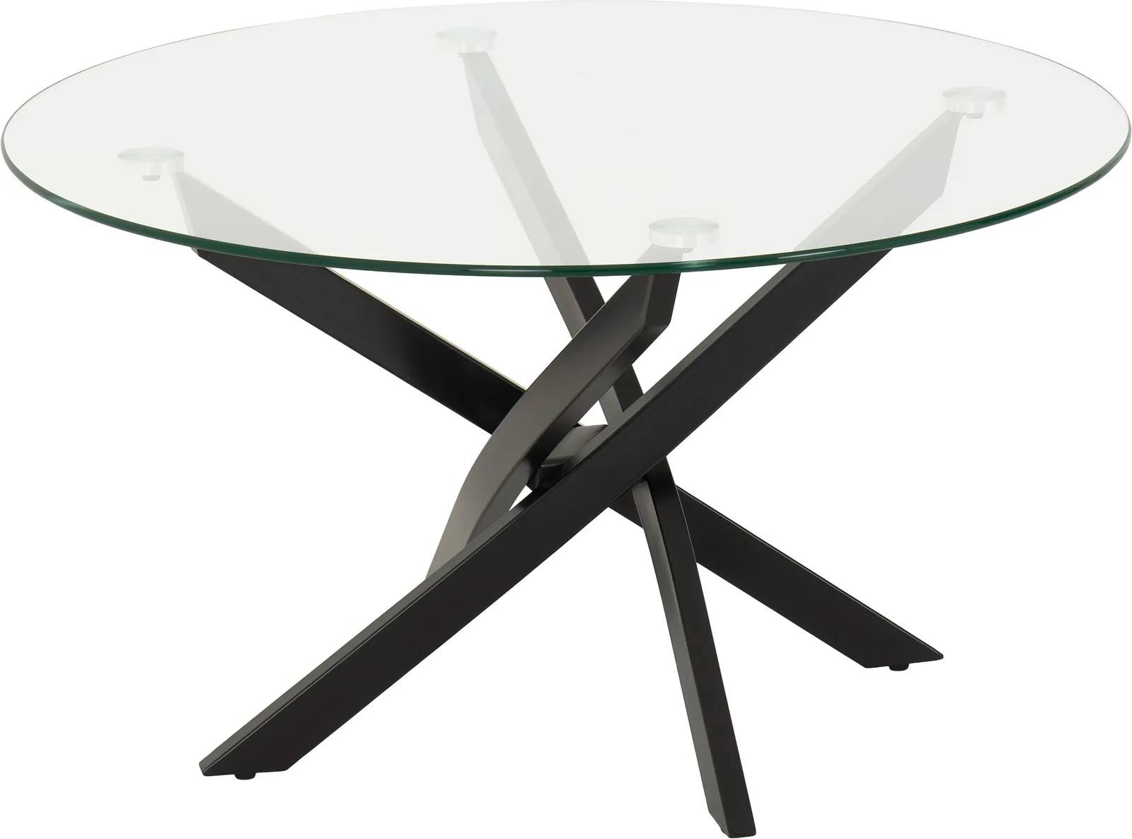 Seconique Sheldon Round Coffee Table in Black 4