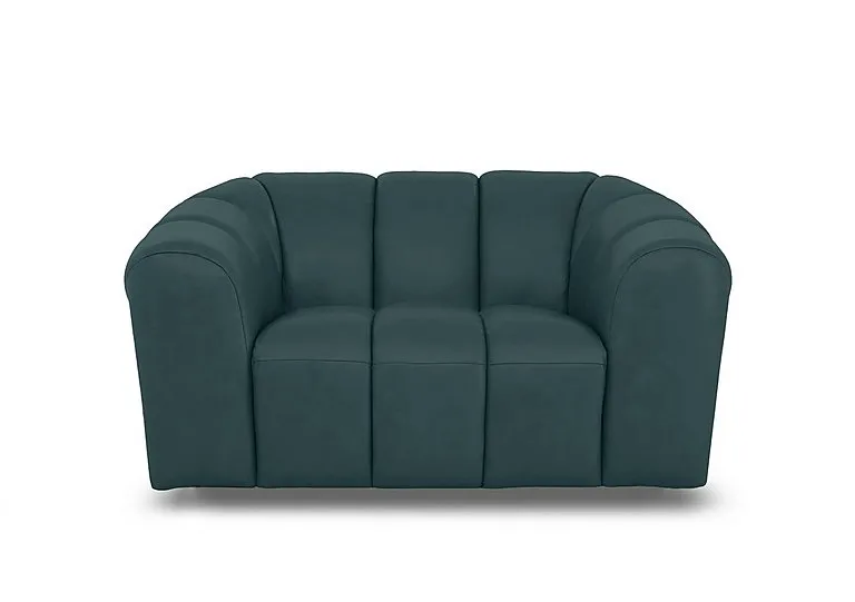 Rhianna Leather Cuddler Chair