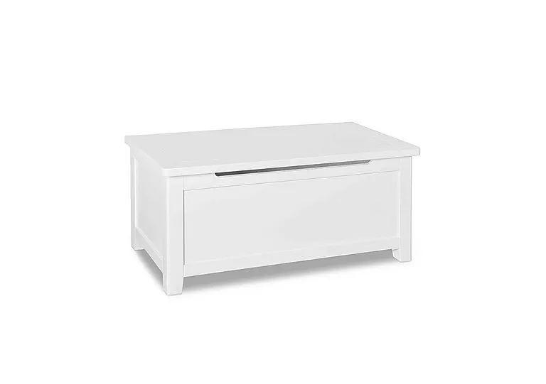 Grace Blanket Box - White