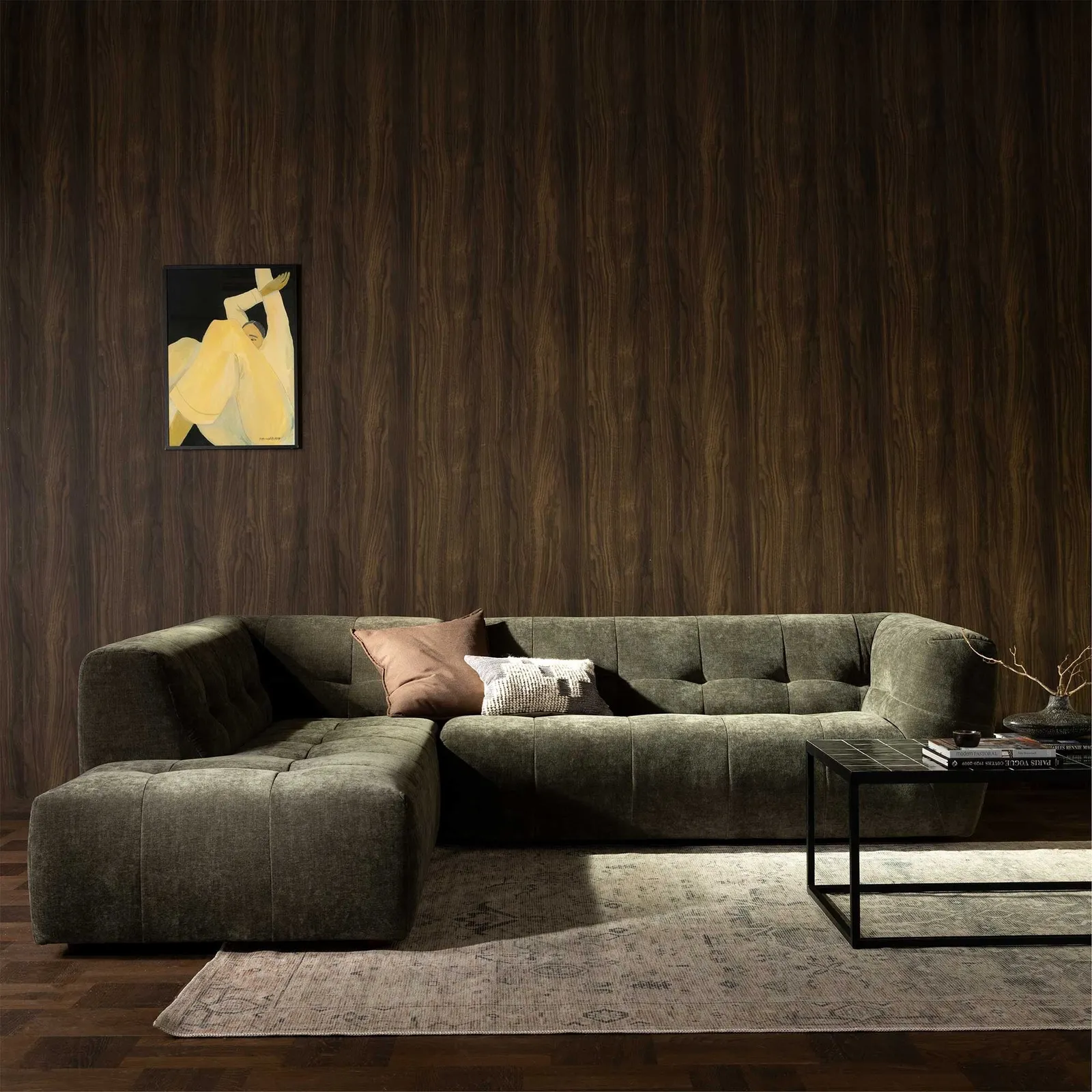 Atticus Corner Group Chaise Left Corner Sofa, Grey Fabric | Barker & Stonehouse 2