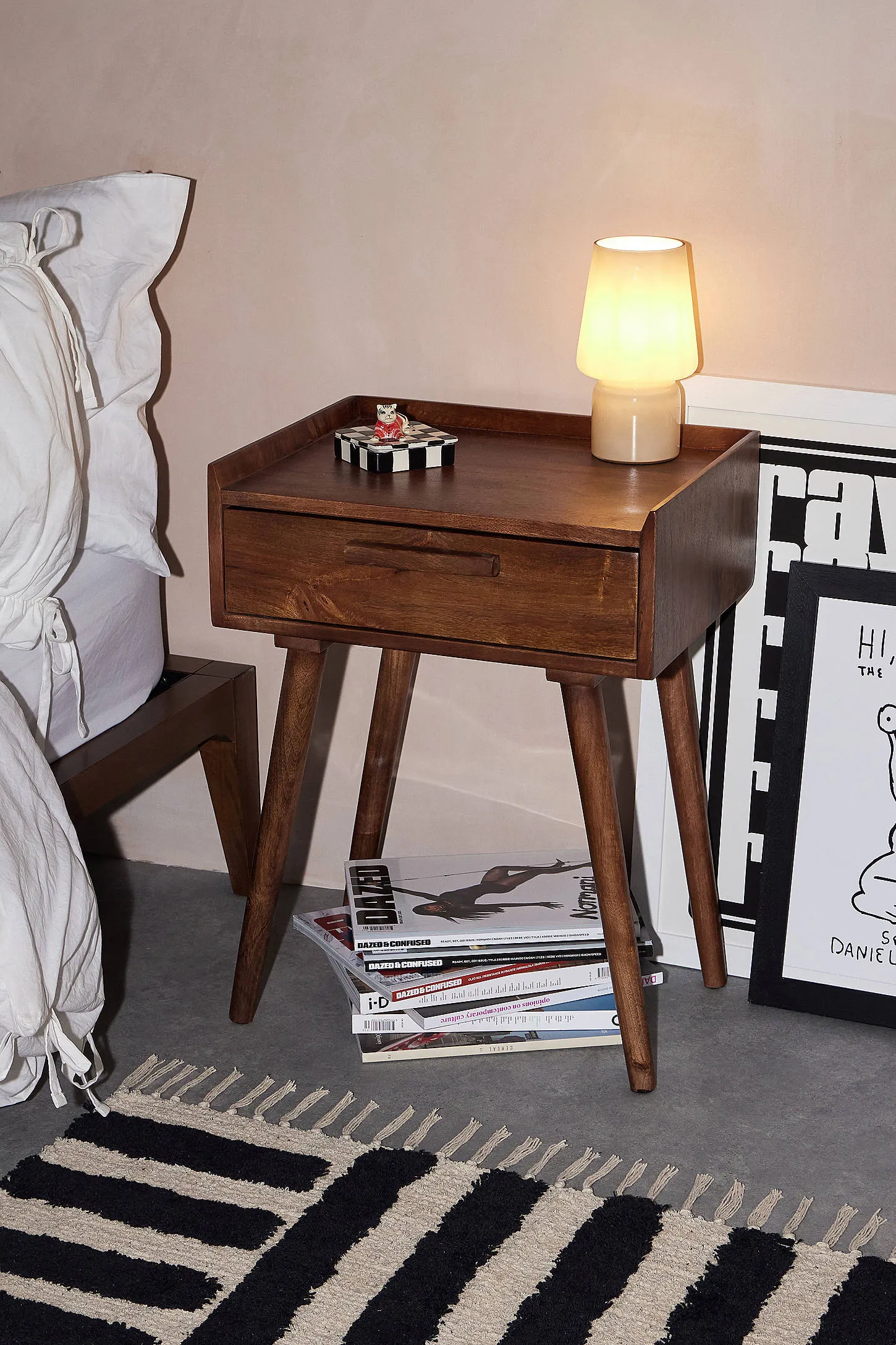 Arnold Bedside Table - Brown