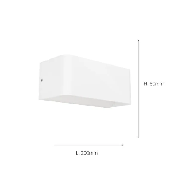 EGLO Sania-Z Smart Colour Changing LED Outdoor Wall Light 4