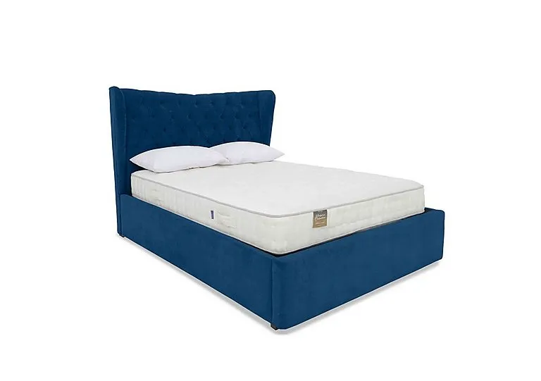 Bauer Electric Ottoman Bed Frame - Super King - Plush Pacific