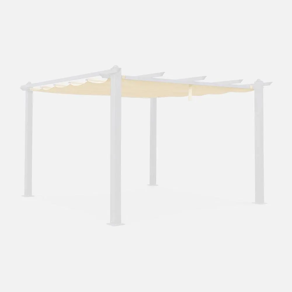sweeek Replacement 3x4m Pergola Canopy Roof in White