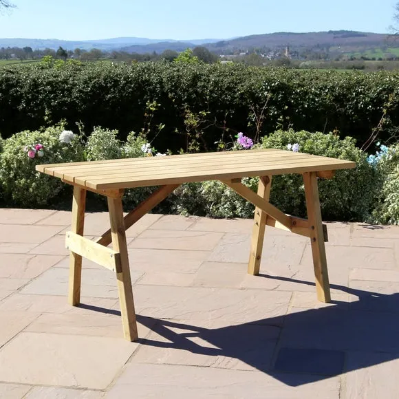 Freya Wooden Garden Dining Table