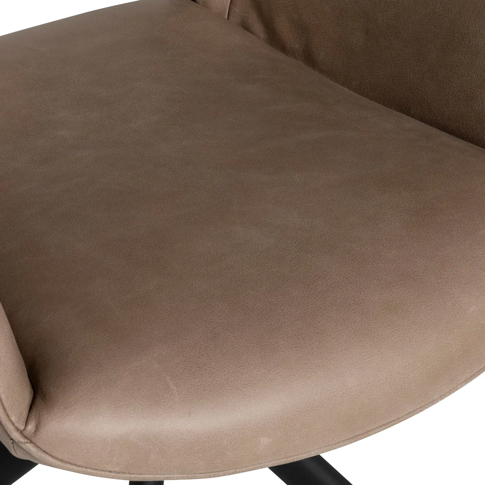 Kiri Dining Chair With Arms - Matching Stitch, Grey Leather | Barker & Stonehouse 5