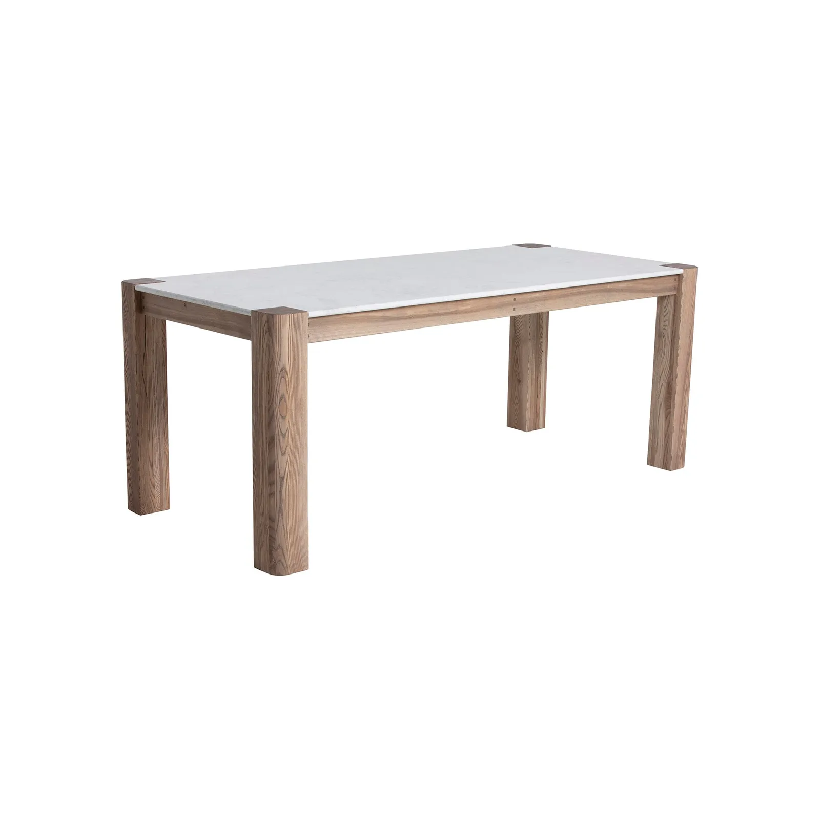 Hickory 230Cm Dining Set With 4 Otto Dining Chairs, Ash Wood | Barker & Stonehouse 6