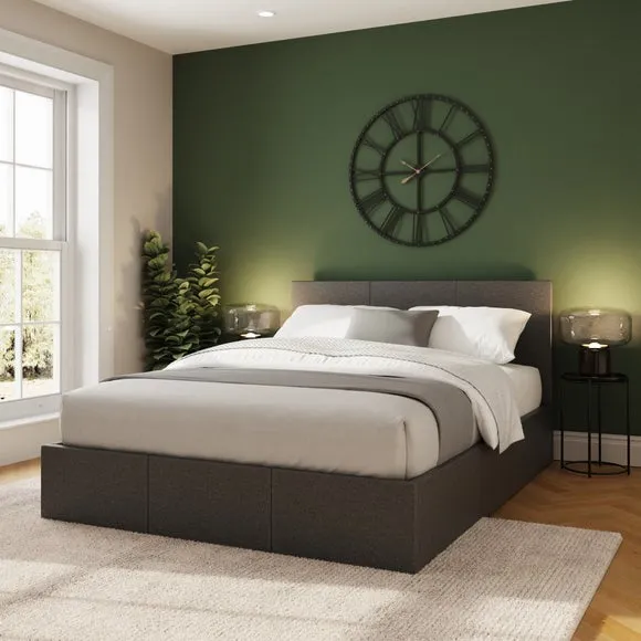 Side Lift Ottoman Bed Frame, Fabric