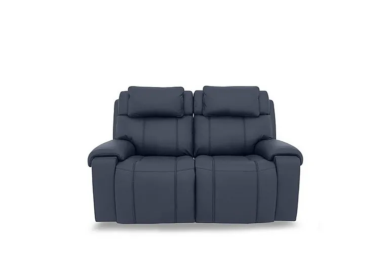 Hollywood NC Leather 2 Seater Sofa - NC Ocean Blue