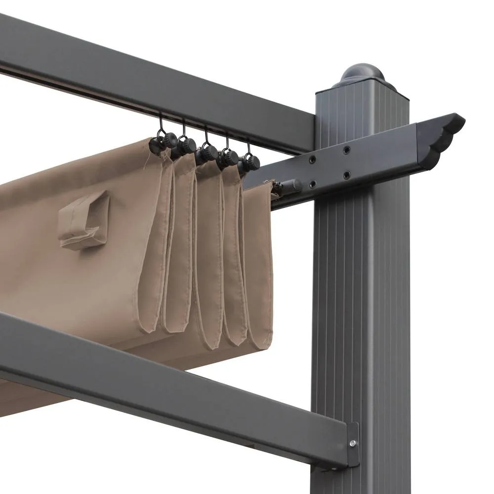 sweeek Replacement canopy roof for 3x4m Murum pergola in Beige 2