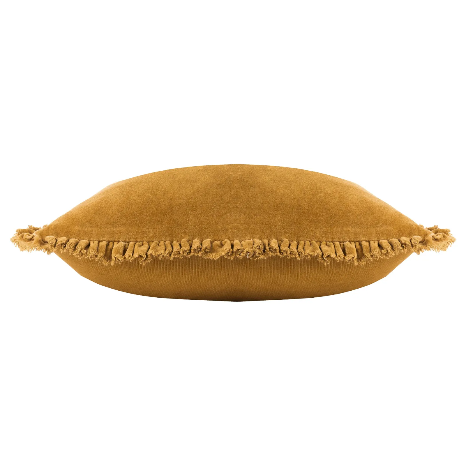 Yard Bertie 100% Cotton Velvet Cushion in Yellow 4