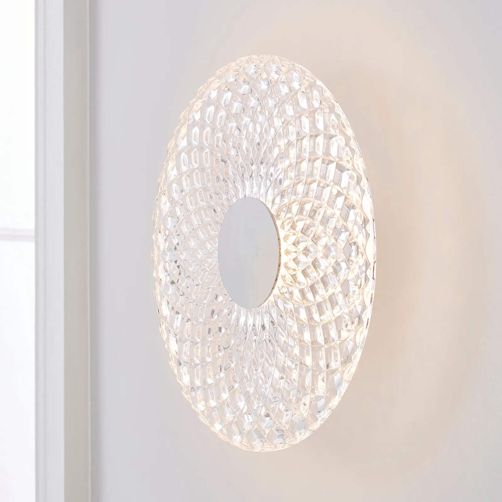 Cora Glass Wall Light Clear