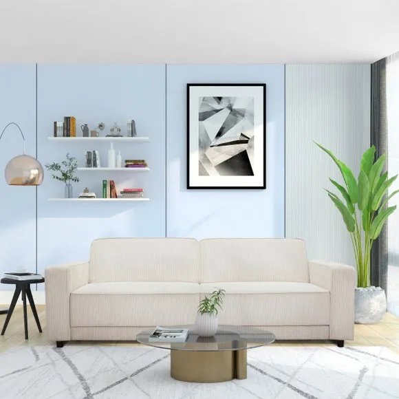 Allie Corduroy 3 Seater Sofa Bed 1