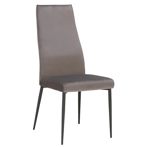 Martino Velvet Dining Chair  Grey