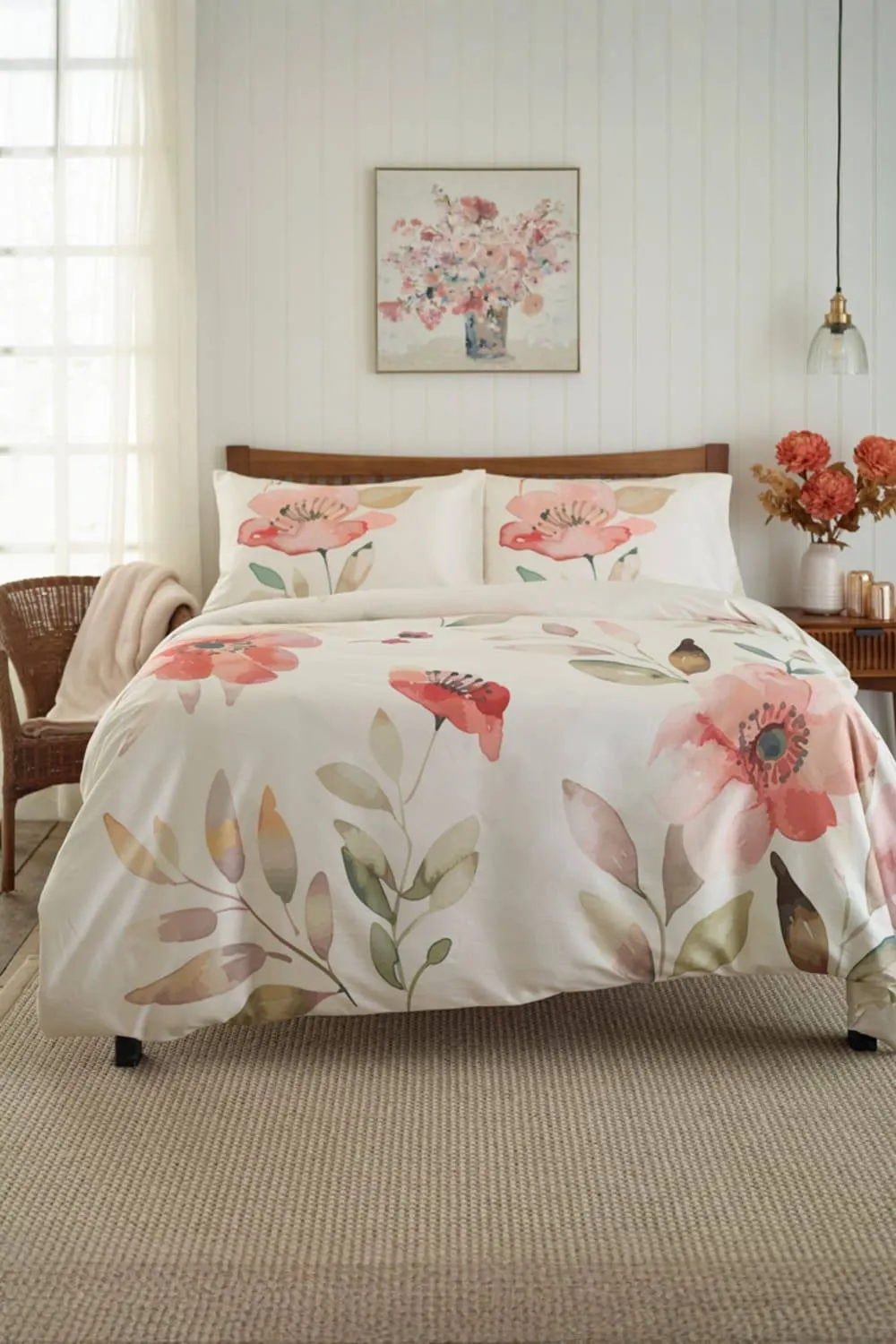 Deyongs Poppy Field Printed Cotton Sateen Duvet Set