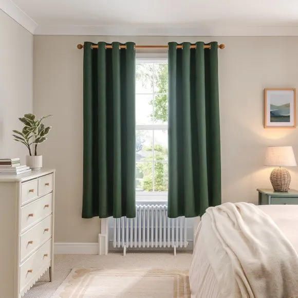 Luna Brushed Eyelet Curtains (Blackout Available) 4