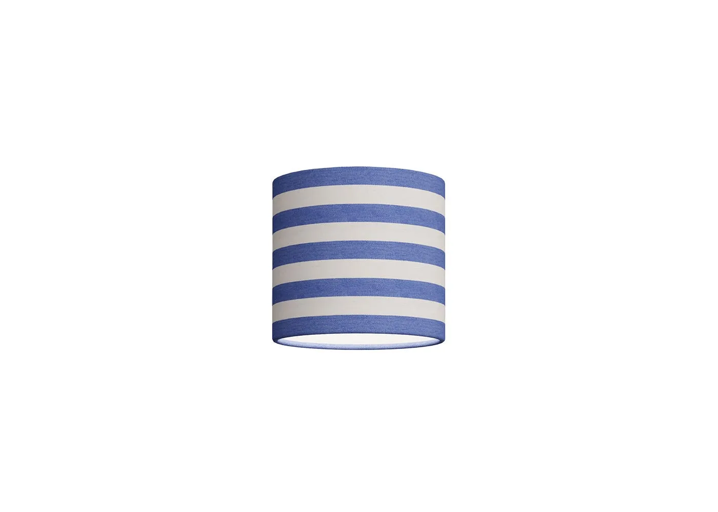 Shropshire Shades Big Stripe Lampshade Navy 20 x 18cm